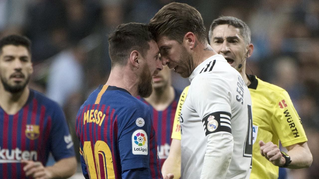 Messi and Ramos facing off